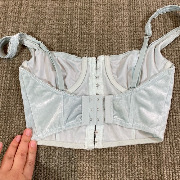 Out From Under Anastasia Velvet Balconette Bra Top - Picture 4 of 8